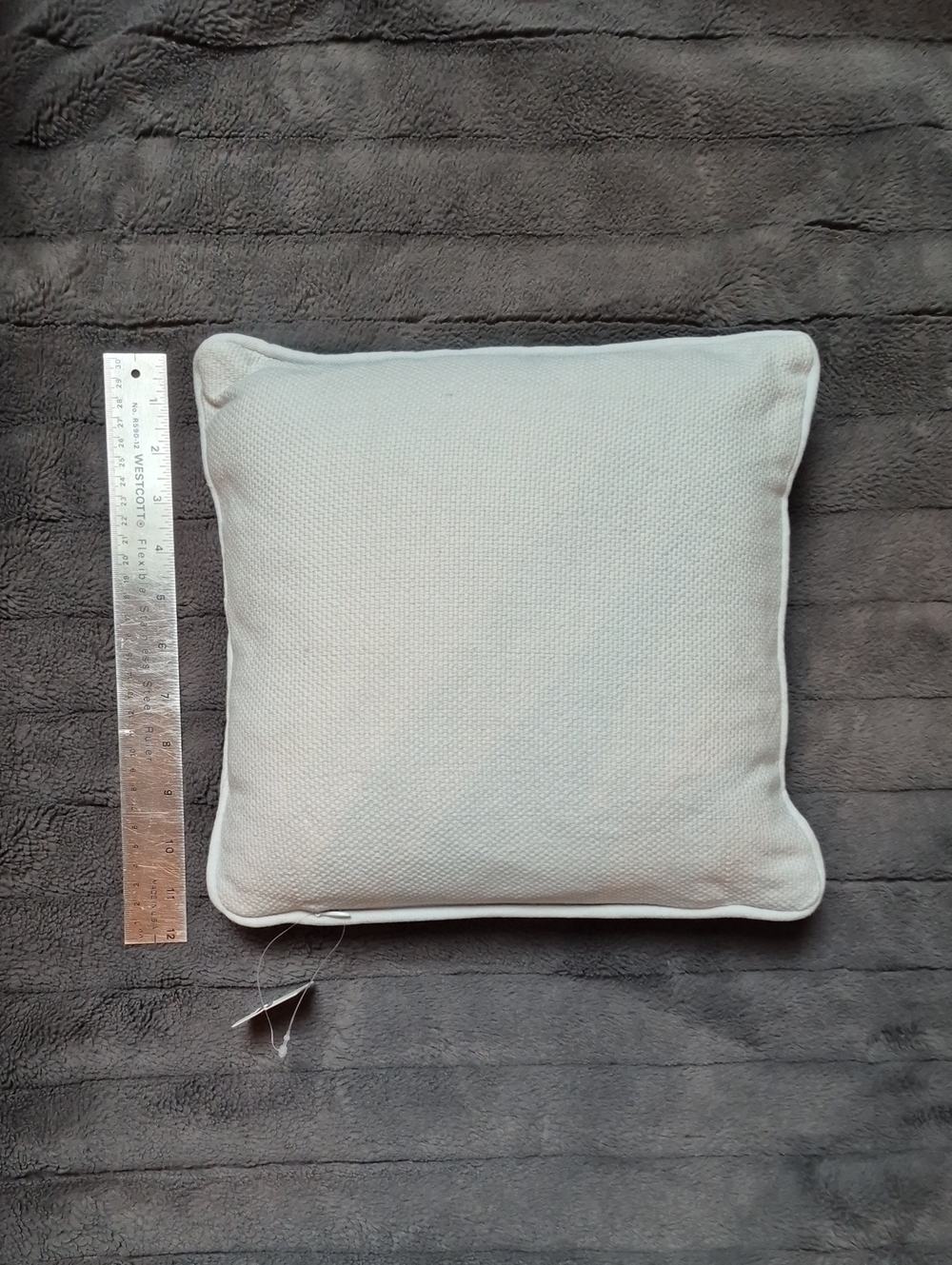 Anthropologie Arden Cotton Frenchie Dog Needlepoint Pillow, New With Tags! - Picture 4 of 15